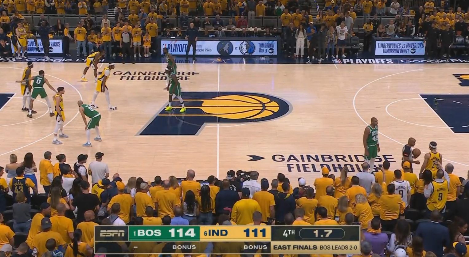 并不是偶然！步行者去年東決G3曾用過相同戰(zhàn)術(shù)&可惜絕平綠軍未果