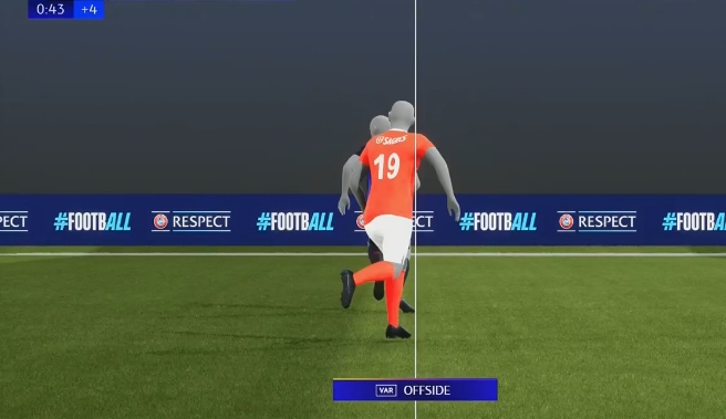 貝洛蒂突入禁區(qū)被什琴斯尼撲倒，VAR確認越位在先