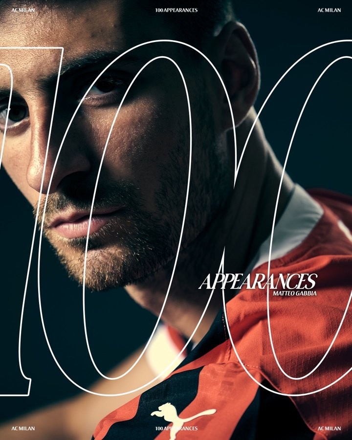 官方：25歲加比亞達(dá)成米蘭100場(chǎng)里程碑，此前5球1助攻+2冠軍