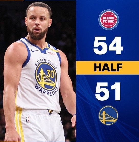 大打防守！勇士活塞上半場(chǎng)合計(jì)犯規(guī)29次 罰了41球