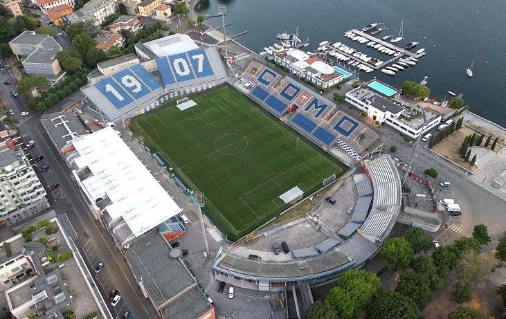 意媒：科莫計劃翻修主場，2026年開工2028年完工，1.52萬個座位