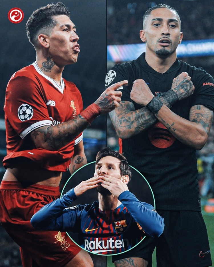 拉菲尼亞單賽季歐冠參與16球是巴西第二人，巴薩隊史僅次12年梅西