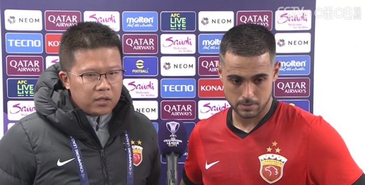 萊昂納多：我們?nèi)俚挠恢北３值搅俗詈?，上?chǎng)比賽應(yīng)是平局