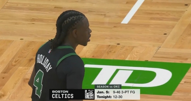 火力全開(kāi)！綠軍上次打雷霆全場(chǎng)一共命中9個(gè)三分 今天首節(jié)就9記！