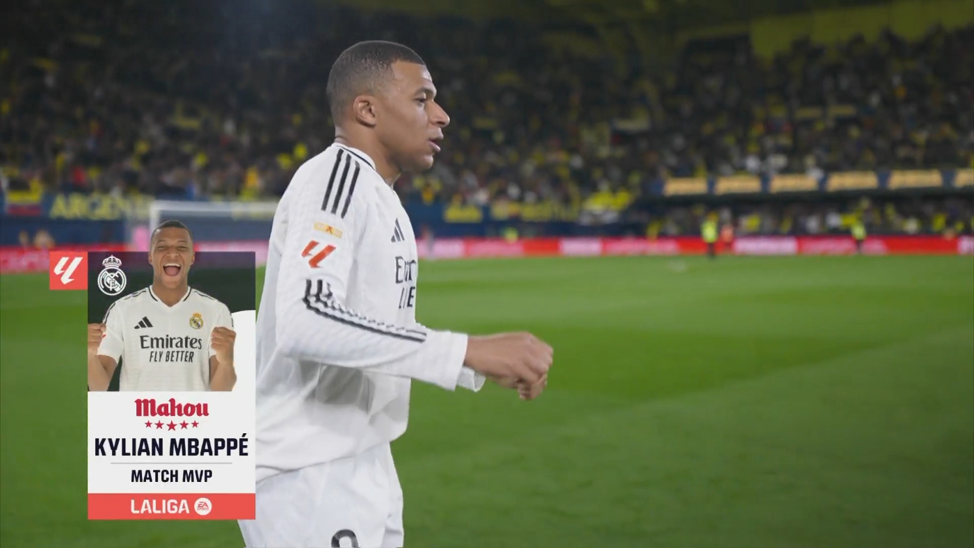 梅開(kāi)二度！官方：姆巴佩當(dāng)選黃潛vs皇馬全場(chǎng)最佳球員