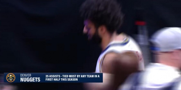 讓球流轉(zhuǎn)起來！掘金半場25助平賽季所有球隊紀錄