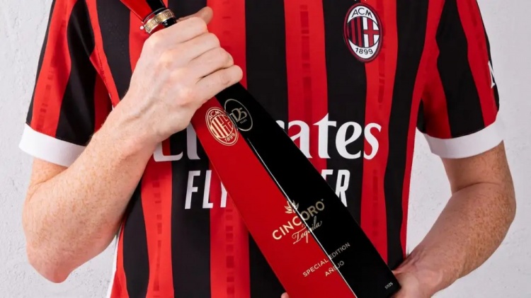 米蘭125周年與喬丹的龍舌蘭酒聯動：全球限量125瓶，售價2350元