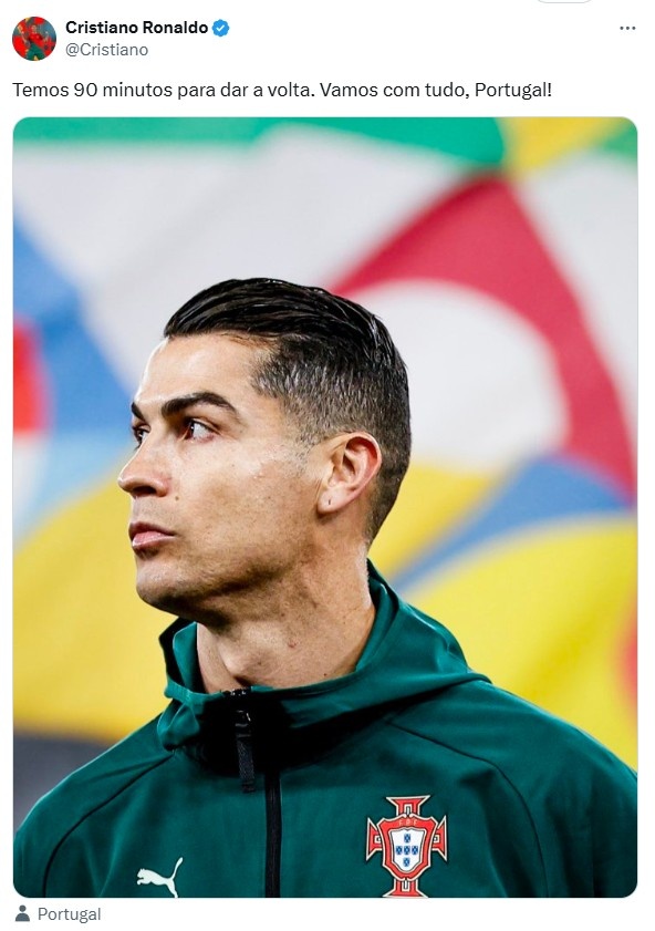 C羅社媒鼓勵球隊：有90分鐘時間扭轉(zhuǎn)局面，讓我們?nèi)σ愿? > </a>
                        <div   id=