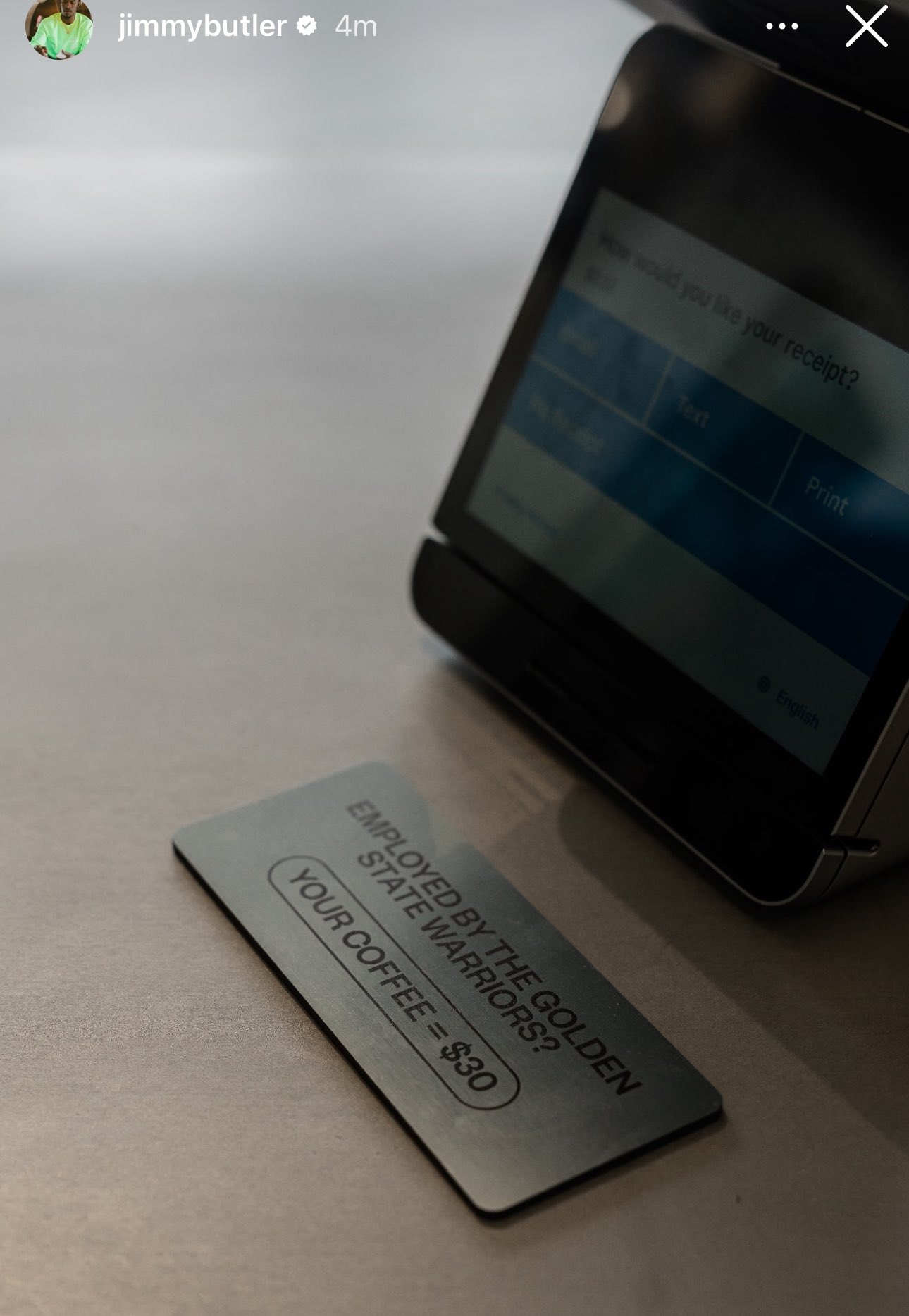 ??巴特勒咖啡店給勇士人設置折扣價：只要30刀一杯