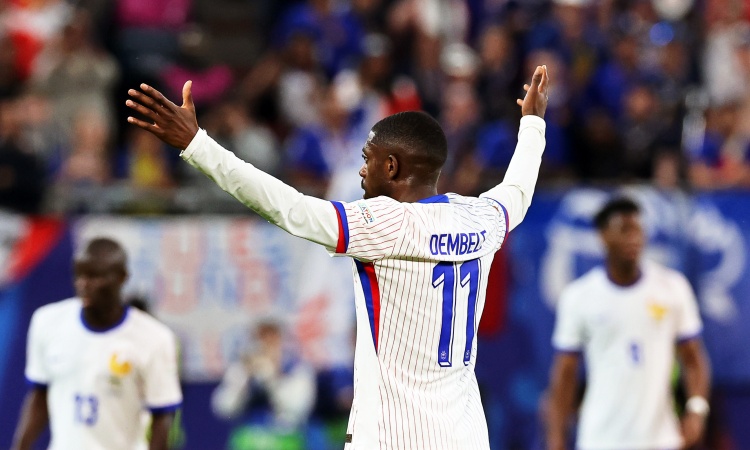 登貝萊第二次在法蘭西體育場為法國隊破門，首次是2017年