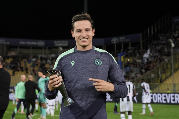 烏迪內(nèi)斯客場(chǎng)1-1拉齊奧，托萬(wàn)：我恢復(fù)最佳水平&球隊(duì)已經(jīng)保級(jí)成功