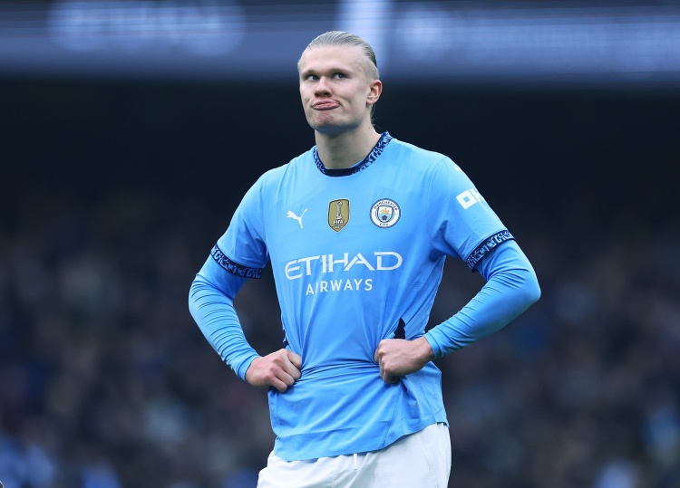 倫敦殺手，哈蘭德本賽季英超6次作客倫敦打進(jìn)7球，歷史第二多