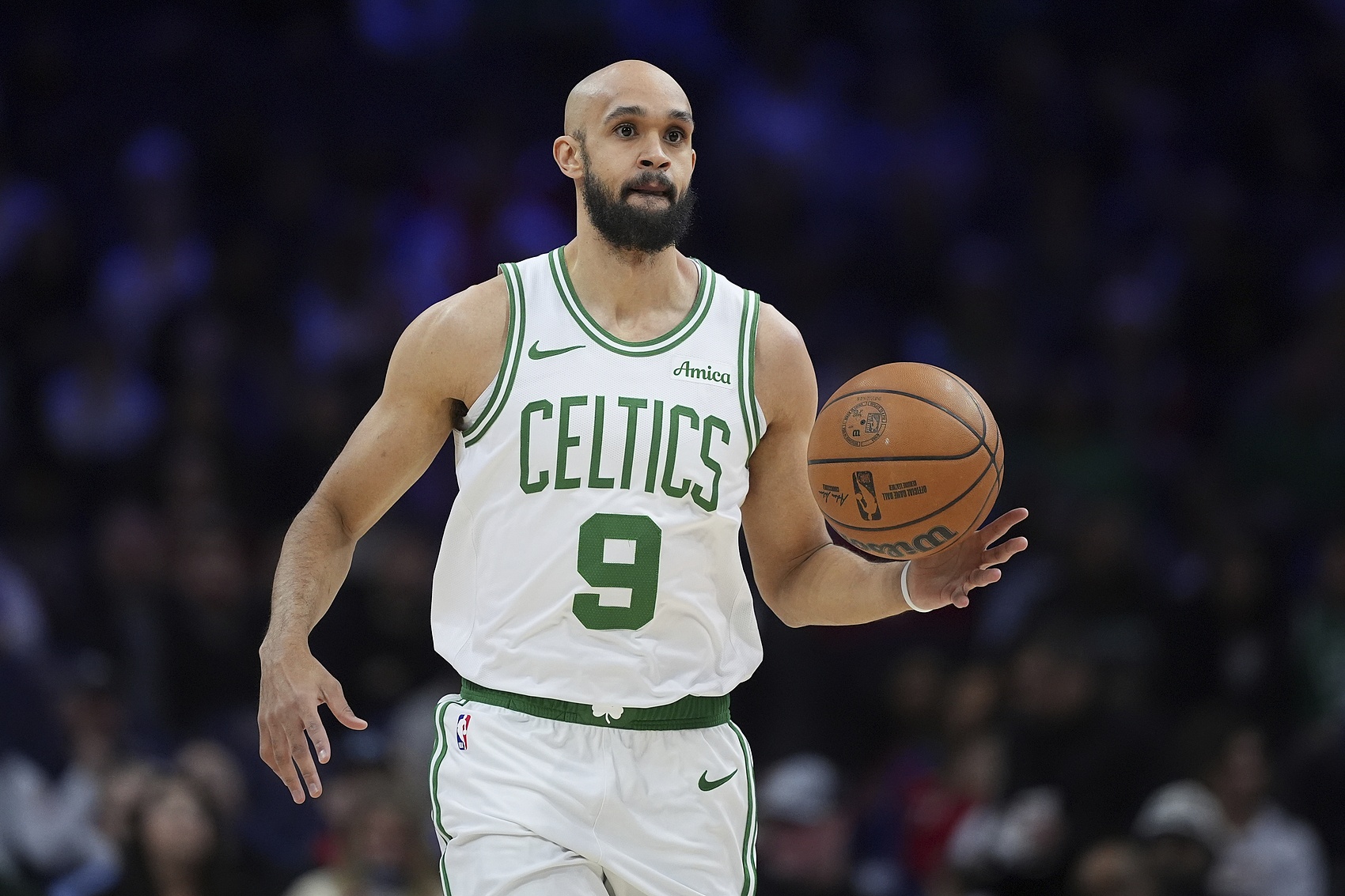 白神出沒！德里克懷特三節(jié)三分10中7轟下29分 助綠軍領(lǐng)先20分！