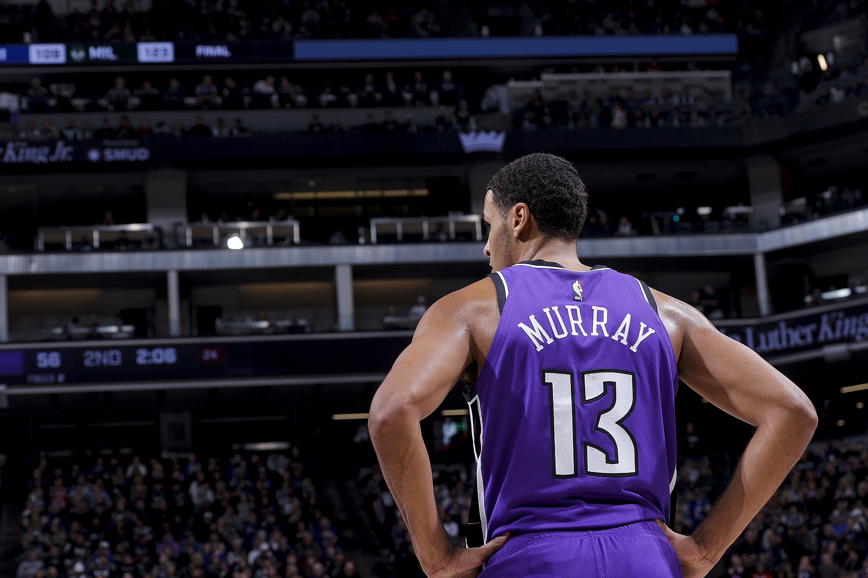 手涼！基根-穆雷半場(chǎng)7投僅1中拿到3分 三分5中1